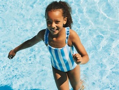 Name It swimsuit with blue stripes